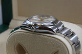 Rolex - Pre-owned Stainless Steel Oyster Perpetual 34 Silver Dial 124200