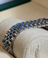Rolex - Unworn Stainless Steel Lady-Datejust 28mm Mother of Pearl (MOP) Diamond Dial Diamond Bezel Jubilee Bracelet 279384RBR