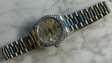 Rolex - Pre-owned White Gold Datejust 31 Silver Diamond Dial Diamond Bezel Presidential Bracelet 68159