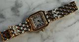 Cartier - Unworn Panthère Small 22 x 30mm White Dial Diamond Bezel WJPN0008
