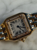 Cartier - Unworn Panthère Small 22 x 30mm White Dial Diamond Bezel WJPN0008