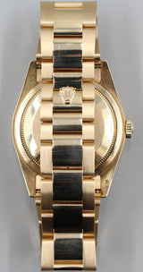 Rolex - Pre-owned Day-Date 36 Yellow Gold Silver Index Dial 118208