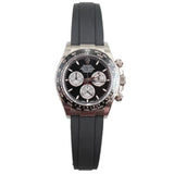 Rolex - Pre-owned White Gold Daytona "Baby Lemans" Black Dial 126519LN