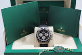 Rolex - Pre-owned White Gold Daytona "Baby Lemans" Black Dial 126519LN