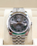 Rolex - Unworn Datejust 41 Wimbledon Dial Jubilee Bracelet 126300