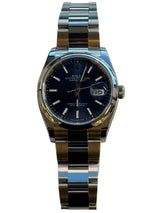 Rolex - Pre-owned Datejust 36 Blue Index Dial Oyster Bracelet 126200