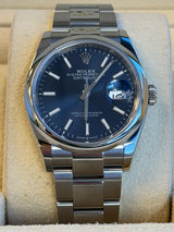 Rolex - Pre-owned Datejust 36 Blue Index Dial Oyster Bracelet 126200