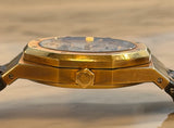 Audemars Piguet - Pre-owned Yellow Gold Royal Oak Dual Time White Dial 26120BA
