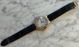 Cartier - Pre-owned Rose Gold Ballon Bleu 42mm White Dial Diamond Bezel WE900851