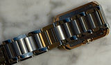 Cartier - Pre-owned Two Tone Rose Gold Tank Anglaise Cartier 26 x 34mm W3TA0003