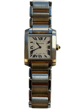 Cartier - Pre Two Tone Yellow Gold Tank Française 25 x 29mm W51006Q4