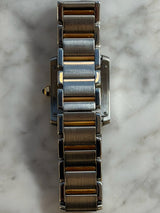 Cartier - Pre Two Tone Yellow Gold Tank Française 25 x 29mm W51006Q4