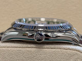 Rolex - Pre-owned Datejust 36 Purple Roman Diamond VI Dial Oyster Bracelet 126234