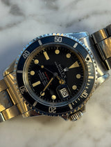 Rolex - Pre-owned Submariner Date Red MK4 Dial Kissing 40 Insert Black Dial 1680