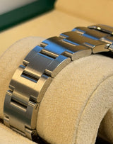 Rolex - Unworn Stainless Steel Oyster Perpetual 36 DOMINOS Silver Dial 126000 with STICKERS