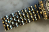 Rolex - Pre-owned Datejust 31 Silver Rolex Motif Diamond Dial Diamond Bezel Jubilee Bracelet 178384