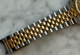 Rolex - Pre-owned Two Tone Yellow Gold Datejust 36 Champagne Index Dial Jubilee Bracelet 126233