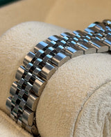 Rolex - Pre-owned Stainless Steel Lady-Datejust 28mm White Roman Dial 279174