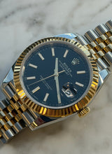 Rolex - Pre-owned Two Tone Yellow Gold Datejust 41 Black Index Dial Jubilee Bracelet 126333