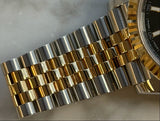 Rolex - Pre-owned Two Tone Yellow Gold Datejust 41 Black Index Dial Jubilee Bracelet 126333