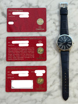 Omega - Unworn De Ville Trésor 36mm Blue Dial Diamond Bezel 428.18.36.60.03.001