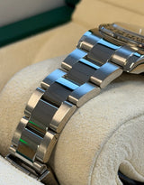 Rolex - Pre-owned White Gold Daytona Blue Roman Diamond Pave Dial 116509