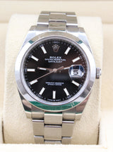 Rolex - Pre-owned Datejust 41mm Black Dial Oyster Bracelet 126300