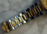 Patek Philippe - Pre-owned Two Tone Yellow Gold Nautilus 33mm Champagne Diamond Dial 3900
