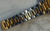 Patek Philippe - Pre-owned Two Tone Yellow Gold Nautilus 33mm Champagne Diamond Dial 3900