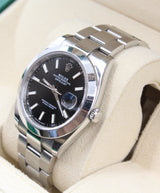 Rolex - Pre-owned Datejust 41mm Black Dial Oyster Bracelet 126300