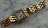 Cartier - Pre-owned Panthère Small 22 x 30mm White Dial Diamond Bezel 88370447