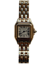 Cartier - Pre-owned Rose Gold Panthère Small 22 x 30mm White Dial WGPN0006