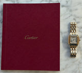 Cartier - Pre-owned Rose Gold Panthère Small 22 x 30mm White Dial WGPN0006