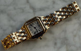 Cartier - Pre-owned Rose Gold Panthère Small 22 x 30mm White Dial WGPN0006