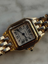 Cartier - Pre-owned Rose Gold Panthère Small 22 x 30mm White Dial WGPN0006