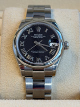 Rolex - Pre-owned Datejust 31 Black Roman Dial Oyster Bracelet 278240
