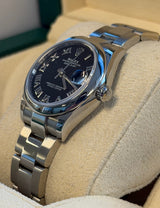 Rolex - Pre-owned Datejust 31 Black Roman Dial Oyster Bracelet 278240