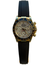 Rolex - Pre-owned Yellow Gold Daytona Mother of Pearl Diamond Dial 116518LN
