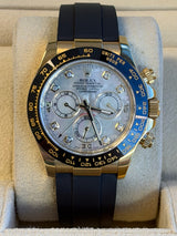 Rolex - Pre-owned Yellow Gold Daytona Mother of Pearl Diamond Dial 116518LN