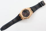 Audemars Piguet - Unworn Rose Gold Royal Oak 39mm Black Dial Dual Time Restivo limited edition 26120OR.OO.D002CR.01