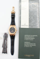 Audemars Piguet - Unworn Rose Gold Royal Oak 39mm Black Dial Dual Time Restivo limited edition 26120OR.OO.D002CR.01