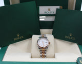 Rolex - Pre-owned Two Tone Rose Gold Datejust 26mm White Diamond Dial Jubilee 179171