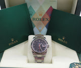 Rolex - Pre-owned Datejust Turn-O-Graph Black Dial Oyster Bracelet 116264