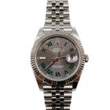 Rolex - Pre-owned Datejust 41 Wimbledon Dial Jubilee Bracelet 126334