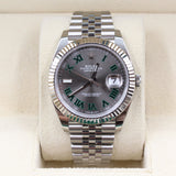 Rolex - Pre-owned Datejust 41 Wimbledon Dial Jubilee Bracelet 126334