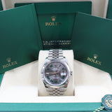 Rolex - Pre-owned Datejust 41 Wimbledon Dial Jubilee Bracelet 126334