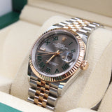 Rolex - Pre-owned Two Tone Rose Gold Datejust 36 Wimbledon Dial Jubilee Bracelet 126231