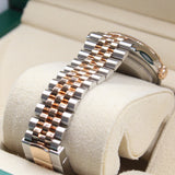 Rolex - Pre-owned Two Tone Rose Gold Datejust 36 Wimbledon Dial Jubilee Bracelet 126231
