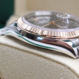 Rolex - Pre-owned Two Tone Rose Gold Datejust 36 Wimbledon Dial Jubilee Bracelet 126231