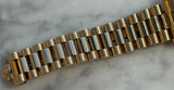 Rolex - Pre-owned Yellow Gold Day-Date 36 Presidential Champagne Diamond Dial & Lugs 18338